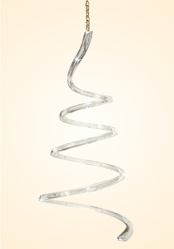 Haengende Acrylspirale f�r Fotokugeln