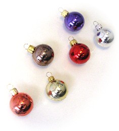 magnetic Christmas balls, Set of 4 pieces