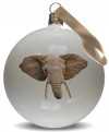 Christmas ball with elephant-print