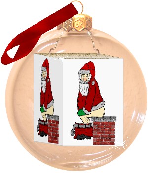 FOTOKUGEL Weihnachtsmann